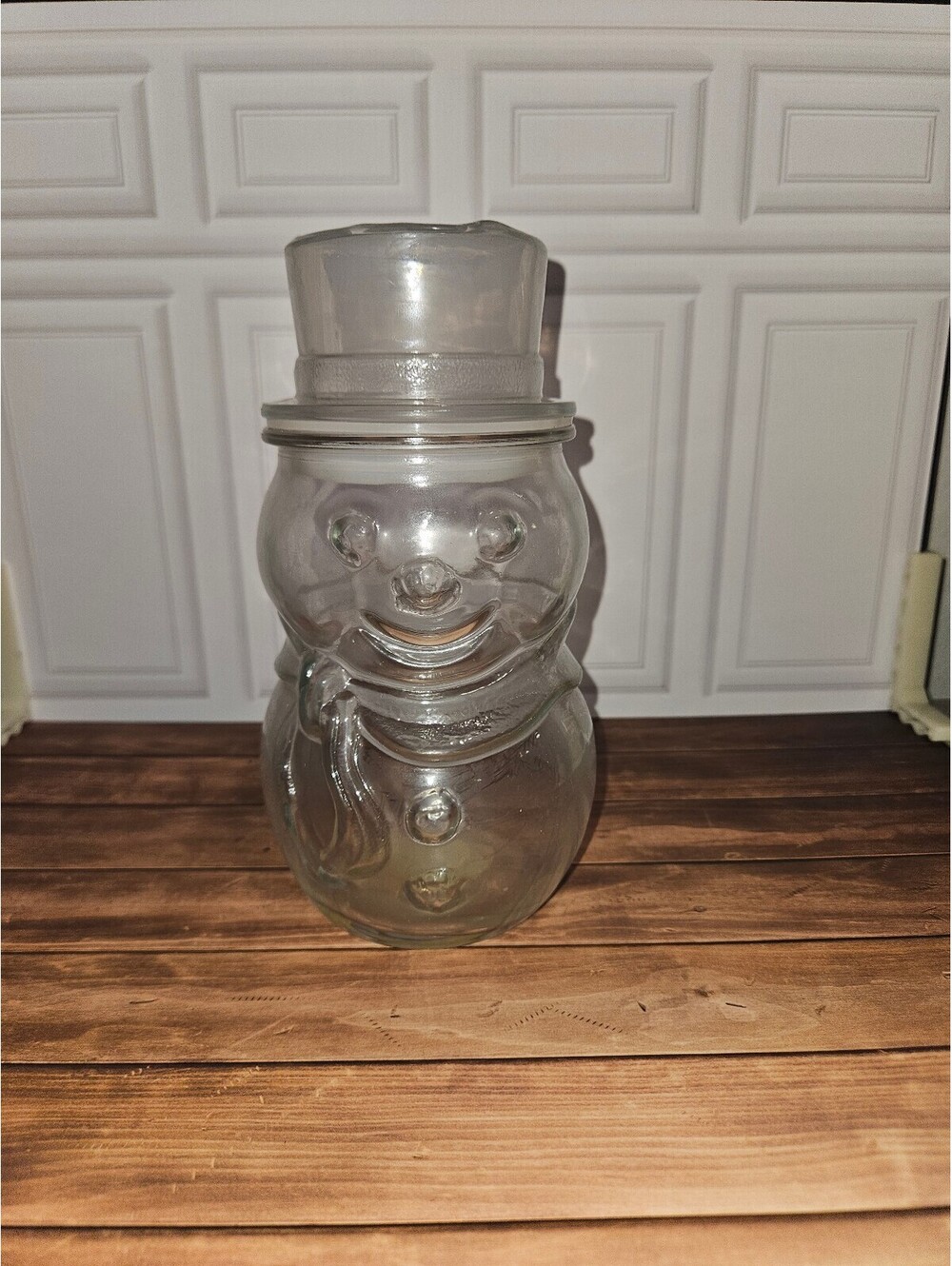 Vintage libbey glass snowman